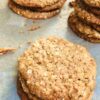 Spiced oat cookies