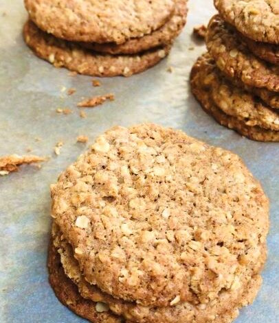 Spiced oat cookies